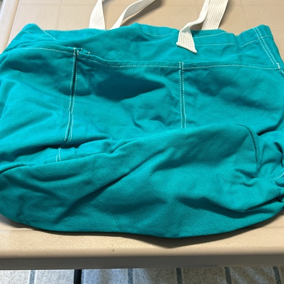 Turquoise beach bag - Picture 4 of 8